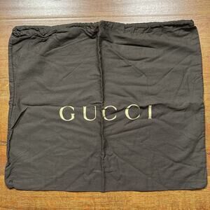 *Sold* Gucci Dust Bag 18x16 Brown Cover Storage Travel Heels Bag Shoes Italy